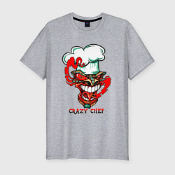 Футболка slim-fit Crazy chef, цвет: меланж