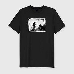 Мужская slim-футболка Mtb dirt