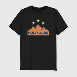 Футболка slim-fit Hollywood stars, цвет: черный
