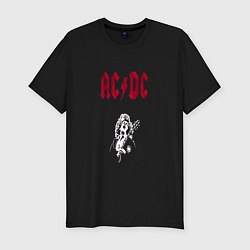 Футболка slim-fit AcDc - roook фильтр amaro, цвет: черный