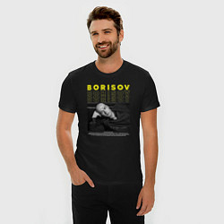 Футболка slim-fit Юра Борисов, цвет: черный — фото 2