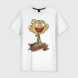 Футболка slim-fit Флэпджек - матрос, цвет: белый