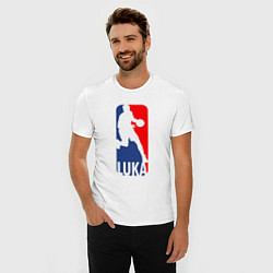 Футболка slim-fit NBA Luka, цвет: белый — фото 2