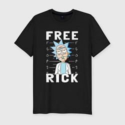 Футболка slim-fit Free Rick ruler, цвет: черный