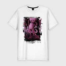 Футболка slim-fit Кисси Мисси из Poppy Playtime, цвет: белый
