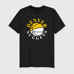 Футболка slim-fit Denver Nuggets sport, цвет: черный