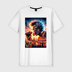 Футболка slim-fit Mick Jagger - legend, цвет: белый