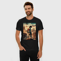 Футболка slim-fit Mick Jagger is the world legend, цвет: черный — фото 2