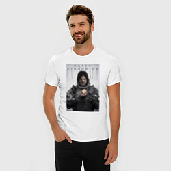 Футболка slim-fit Death Stranding - Norman Reedus, цвет: белый — фото 2