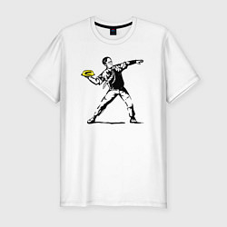 Футболка slim-fit Дуайт Шрут и желе, цвет: белый