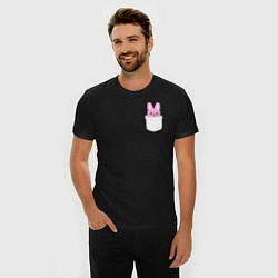 Футболка slim-fit Dwaekki in pocket, цвет: черный — фото 2