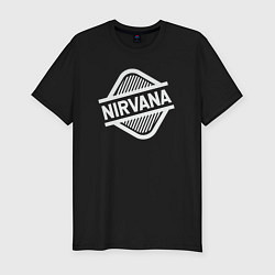 Мужская slim-футболка Nirvana rock