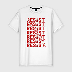 Мужская slim-футболка Resist - Рассказ служанки