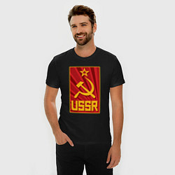 Футболка slim-fit USSR style, цвет: черный — фото 2