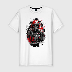 Футболка slim-fit The Face of War, цвет: белый
