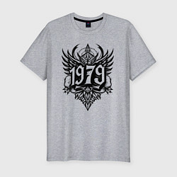 Футболка slim-fit Крылатый символ 1979 года, цвет: меланж