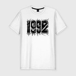 Мужская slim-футболка 1992 год в стиле граффити