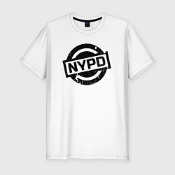 Мужская slim-футболка Полиция в Нью-Йорке