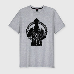 Футболка slim-fit Шестерня нефтяника, цвет: меланж