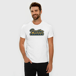 Футболка slim-fit Pacers Indiana, цвет: белый — фото 2
