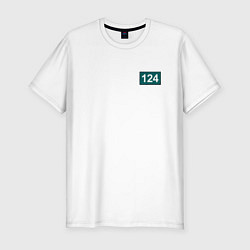 Мужская slim-футболка Игрок - 124