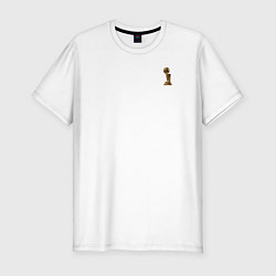 Футболка slim-fit Кобе Брайант номер 8, цвет: белый