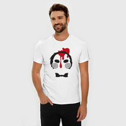 Футболка slim-fit Saw blood, цвет: белый — фото 2