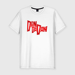 Футболка slim-fit Dandadan - logotype, цвет: белый