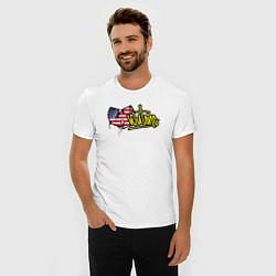 Футболка slim-fit USA Wu-Tang, цвет: белый — фото 2