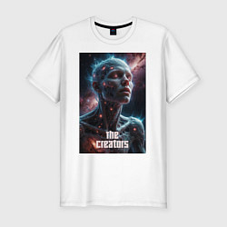 Футболка slim-fit The Creators - big space celestial, цвет: белый