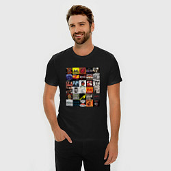 Футболка slim-fit Metallica - обложки, цвет: черный — фото 2