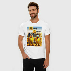 Футболка slim-fit Mickey Mouse and Donald Duck - Breaking bad soap o, цвет: белый — фото 2