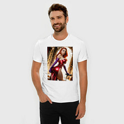 Футболка slim-fit Прекрасная Jessica Rabbit, цвет: белый — фото 2