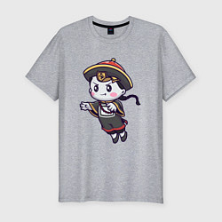 Футболка slim-fit Japan girl, цвет: меланж