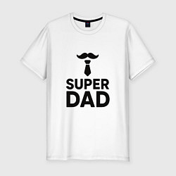 Футболка slim-fit Superdad, цвет: белый