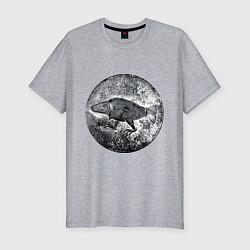 Мужская slim-футболка Путешествие в Ригу