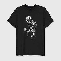 Мужская slim-футболка Рок до костей