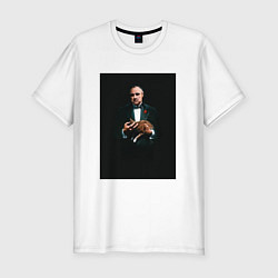 Футболка slim-fit Дон Корлеоне, цвет: белый