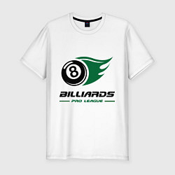 Мужская slim-футболка Billiards