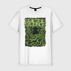 Футболка slim-fit Suicide Silence, цвет: белый