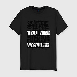 Футболка slim-fit Suicide Silence: You are Fucking, цвет: черный