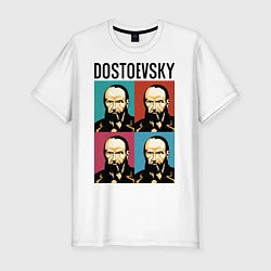 Футболка slim-fit Dostoevsky, цвет: белый