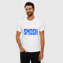 Футболка slim-fit Smosh, цвет: белый — фото 2