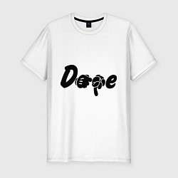 Футболка slim-fit Dope gesture, цвет: белый