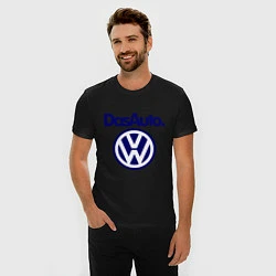 Футболка slim-fit Volkswagen Das Auto, цвет: черный — фото 2