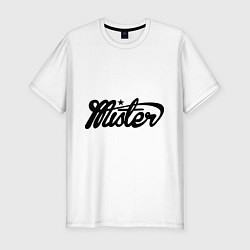 Футболка slim-fit Music Mister, цвет: белый