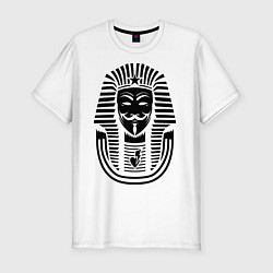 Футболка slim-fit Anonymous of Egypt, цвет: белый
