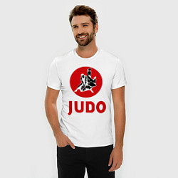 Футболка slim-fit Judo, цвет: белый — фото 2