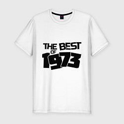 Футболка slim-fit The best of 1973, цвет: белый