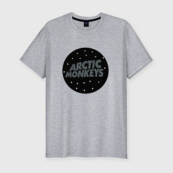 Футболка slim-fit Arctic Monkeys: Black, цвет: меланж